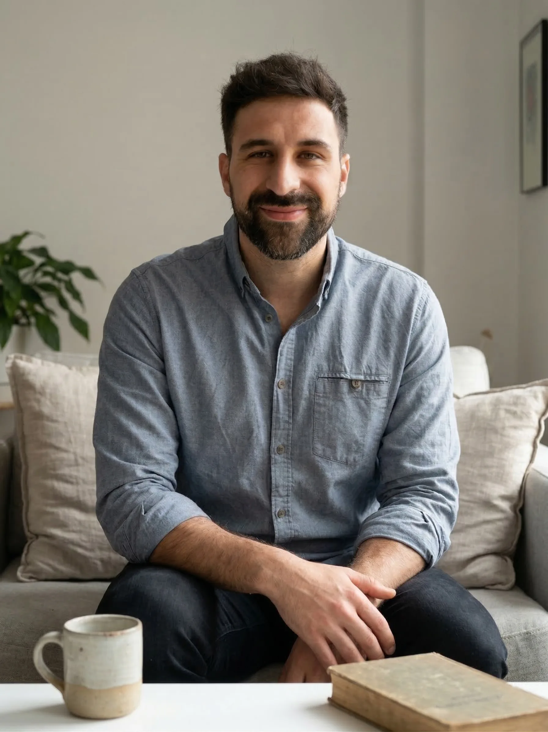 Retrato de Oriol Santafé en Barcelona